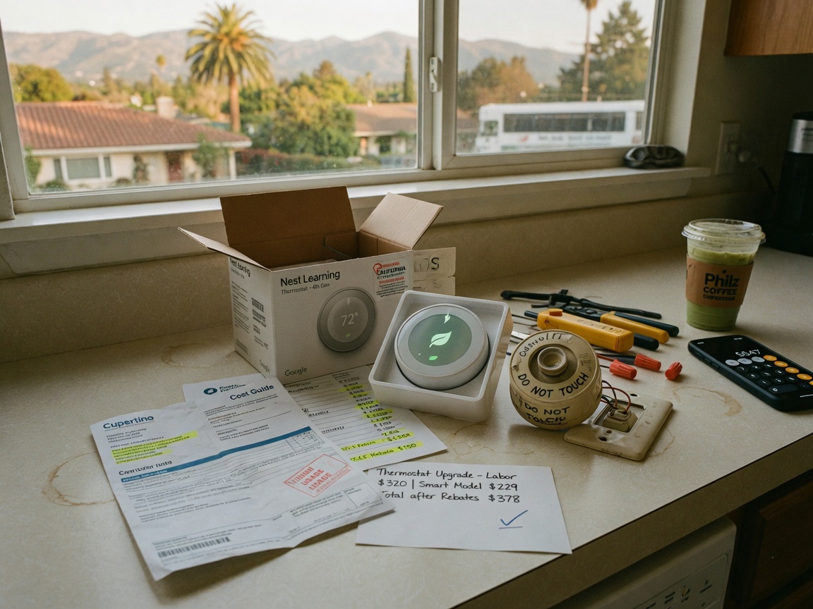 Cost Guide for Thermostat Upgrades in California