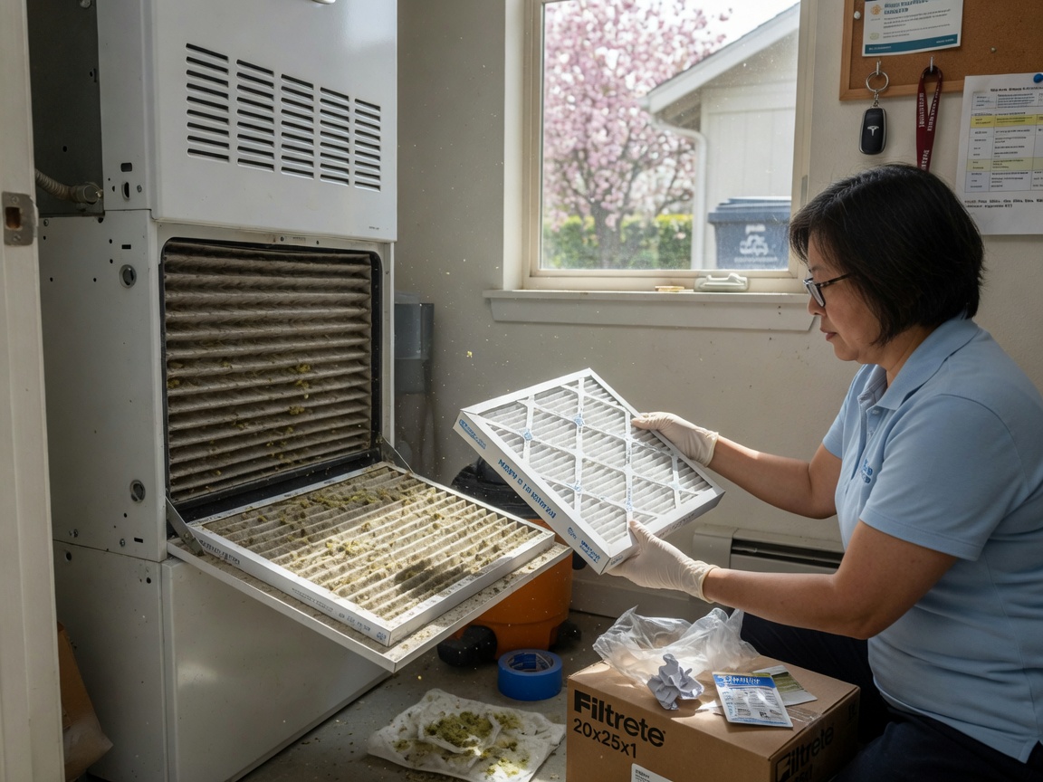 Replacing Filters During Allergy Season in Cupertino